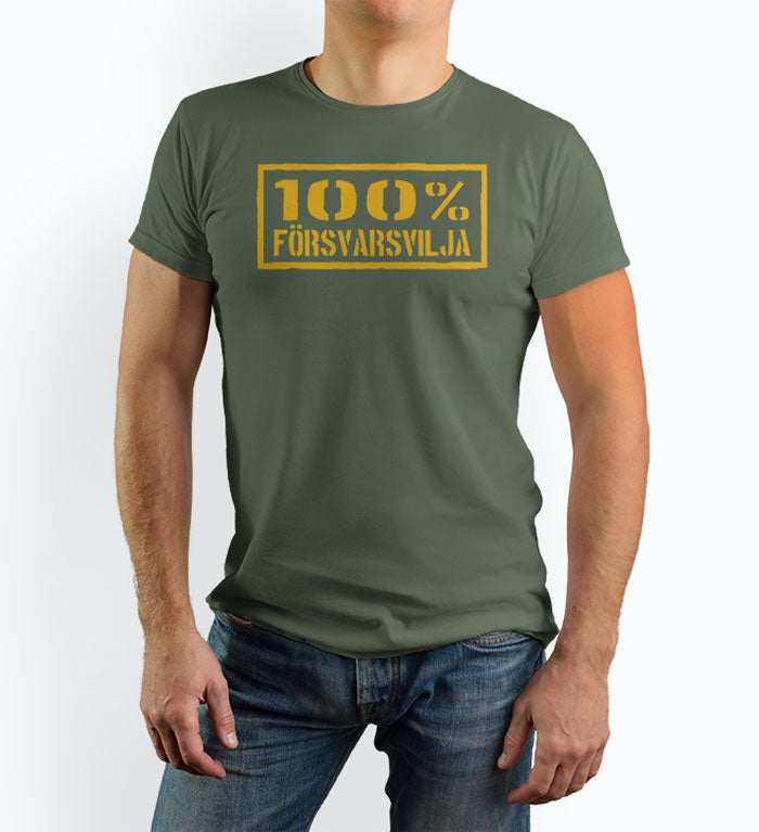 svenska försvaret, militär t-shirt