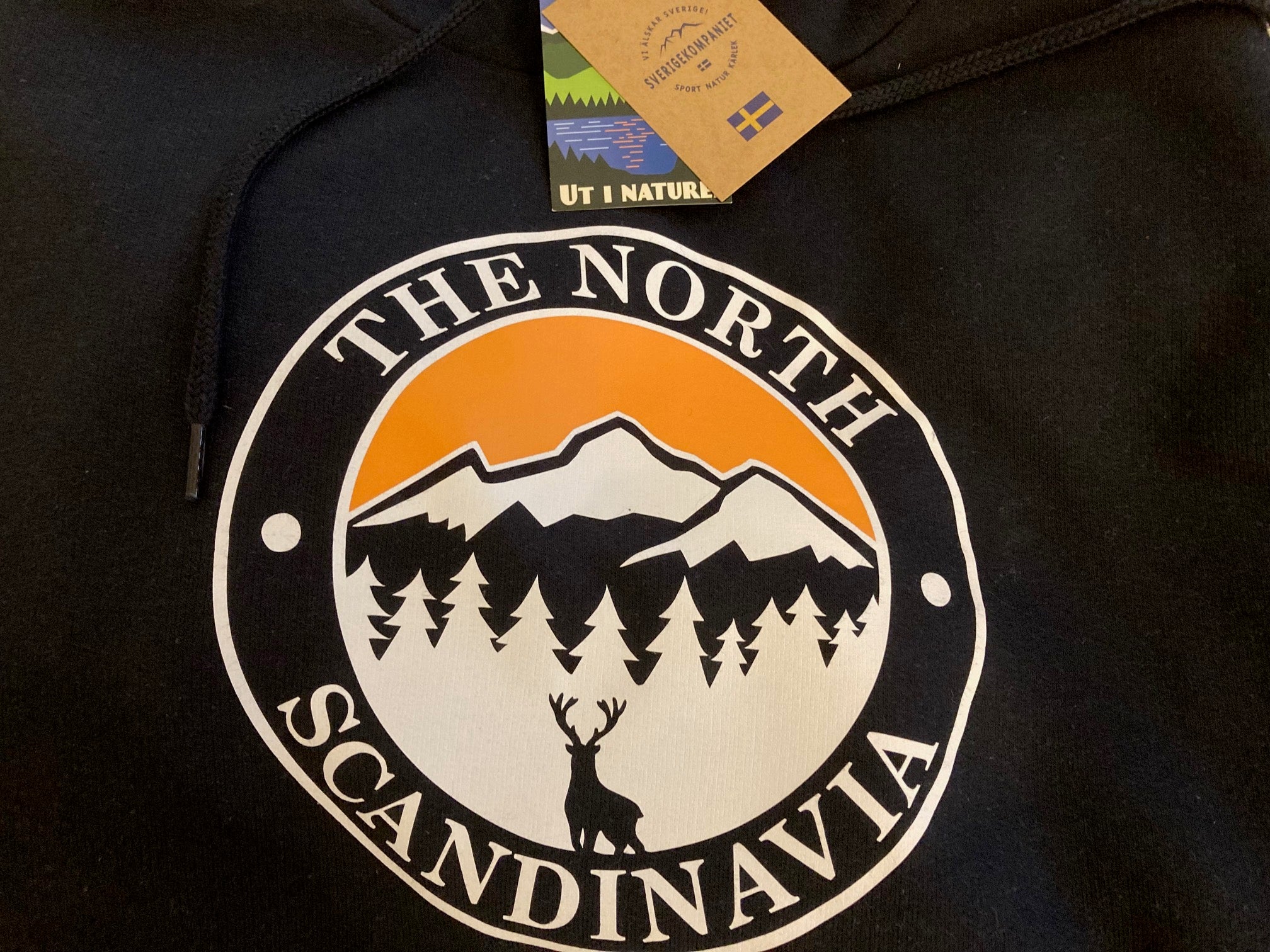 The north scandinavia - hoodie, hoody, Sverige