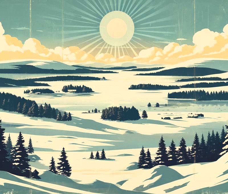 Svensk natur - tröjor och t-shirts