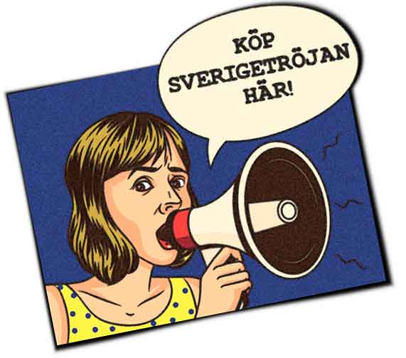 Nu erbjuder vi eget tryck på matchtröjor - Sverigekompaniet