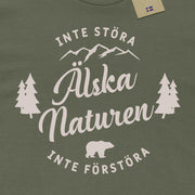 Älska Naturen | T - shirt - Khaki - Sverigekompaniet