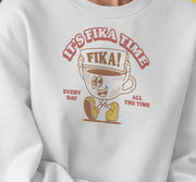 Fika time - Vintage-tryck | Tröja - Sverigekompaniet