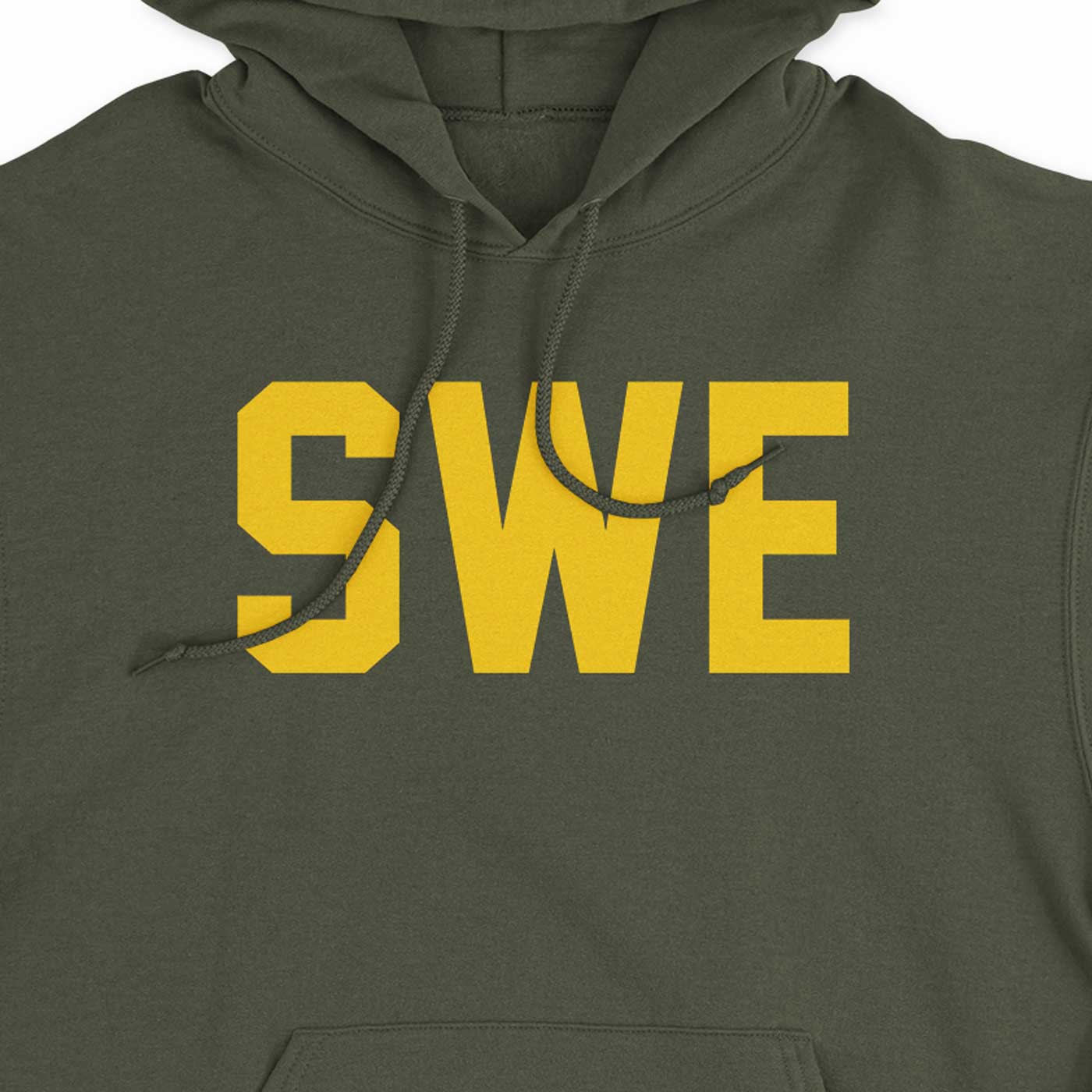 Sverige - SWE | Huvtröja | Militärgrön - Sverigekompaniet, Sverigetröja