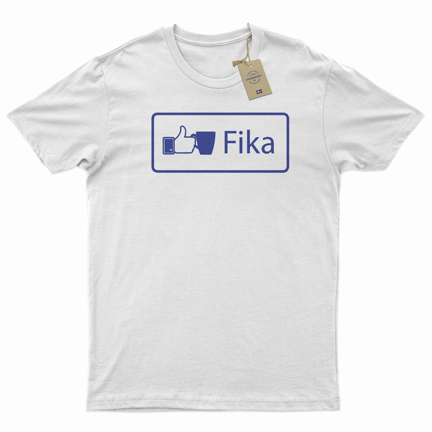 Fika Like button | T-shirt - Sverigekompaniet