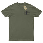 Sverigeflagga - SWE - Svart tryck | T-shirt - Sverigekompaniet